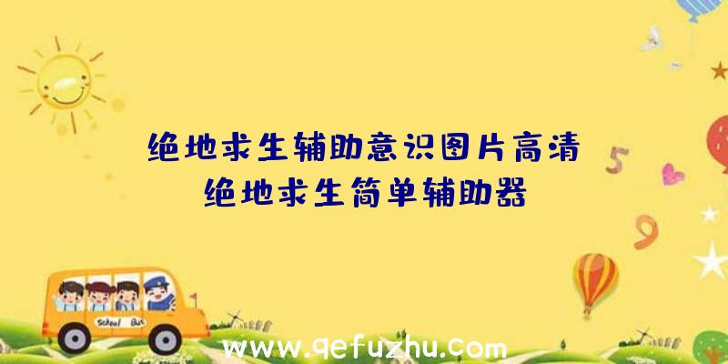 「绝地求生辅助意识图片高清」|绝地求生简单辅助器